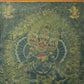 An Exquiste Painted Gold Mahakala Thangka