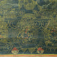 An Exquiste Painted Gold Mahakala Thangka