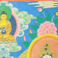 An Exquiste Painted Gold White Tara Thangka