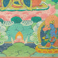 An Exquiste Painted Gold White Tara Thangka