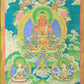 An Exquiste Painted Gold Amitabha Buddha Thangka