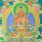 An Exquiste Painted Gold Amitabha Buddha Thangka