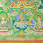 An Exquiste Painted Gold Amitabha Buddha Thangka