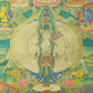 An Exquiste Painted Gold Thousand-armed Avalokiteshvara Thangka