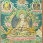 An Exquiste Painted Gold White Tara Thangka