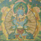 An Exquiste Painted Gold Vajrasattva Thangka