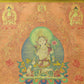 An Exquiste Painted Gold White Tara Thangka