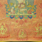 An Exquiste Painted Gold White Tara Thangka