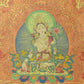 An Exquiste Painted Gold White Tara Thangka