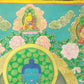 An Exquiste Painted Gold Gautama Buddha Thangka