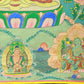 An Exquiste Painted Gold Gautama Buddha Thangka