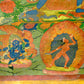 An Exquiste Painted Gold Yidam Thangka