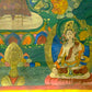 An Exquiste Painted Gold Four-Armed Avalokiteshvara Thangka