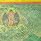 An Exquiste Painted Gold White Tara Thangka