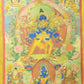 An Exquiste Painted Gold Yidam Thangka