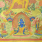 An Exquiste Painted Gold Yidam Thangka