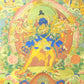 An Exquiste Painted Gold Yidam Thangka