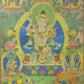 An Exquiste Painted Gold Vajrasattva Thangka