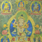 An Exquiste Painted Gold Vajrasattva Thangka