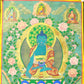 An Exquiste Painted Gold Gautama Buddha Thangka