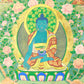 An Exquiste Painted Gold Gautama Buddha Thangka