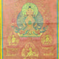 An Exquiste Painted Gold Amitabha Buddha Thangka