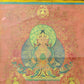 An Exquiste Painted Gold Amitabha Buddha Thangka