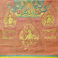 An Exquiste Painted Gold Amitabha Buddha Thangka