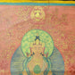 An Exquiste Painted Gold Amitabha Buddha Thangka