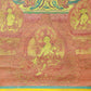 An Exquiste Painted Gold Amitabha Buddha Thangka