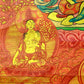 An Exquiste Painted Gold Amitabha Buddha Thangka