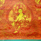 An Exquiste Painted Gold Amitabha Buddha Thangka