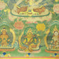 An Exquiste Painted Gold Vajra Yogini Thangka