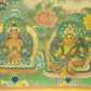 An Exquiste Painted Gold Vajra Yogini Thangka