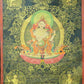 An Exquiste Painted Gold Avalokiteshvara Thangka