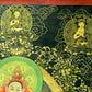 An Exquiste Painted Gold Avalokiteshvara Thangka