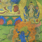 An Exquiste Painted Gold Vajrasattva Thangka