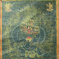 An Exquiste Painted Gold Mahakala Thangka