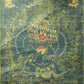 An Exquiste Painted Gold Mahakala Thangka