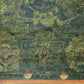 An Exquiste Painted Gold Mahakala Thangka