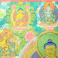 An Exquiste Painted Gold Gautama Buddha Thangka