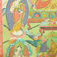 An Exquiste Painted Gold Gautama Buddha Thangka