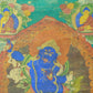 An Exquiste Painted Gold Vajra Thangka