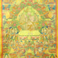 An Exquiste Painted Gold Siddhartha Thangka