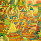 An Exquiste Painted Gold Siddhartha Thangka