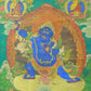 An Exquiste Painted Gold Vajra Thangka