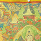 An Exquiste Painted Gold White Tara Thangka