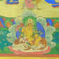 An Exquiste Painted Gold Vajra Thangka