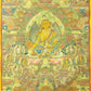 An Exquiste Painted Gold Amitabha Buddha Thangka