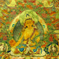 An Exquiste Painted Gold Amitabha Buddha Thangka